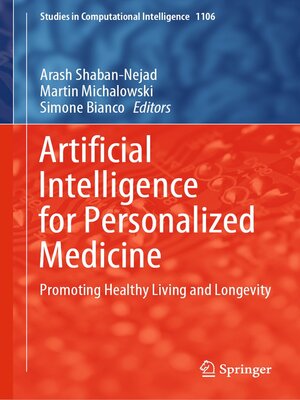 cover image of Artificial Intelligence for Personalized Medicine
